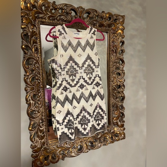 Metallic Sequins Dress, M - Picture 2 of 5